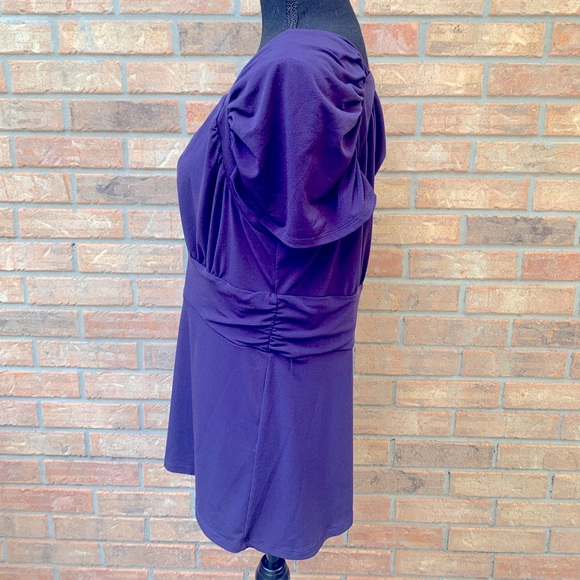 Attention Purple Blouse (L) - Picture 2 of 5